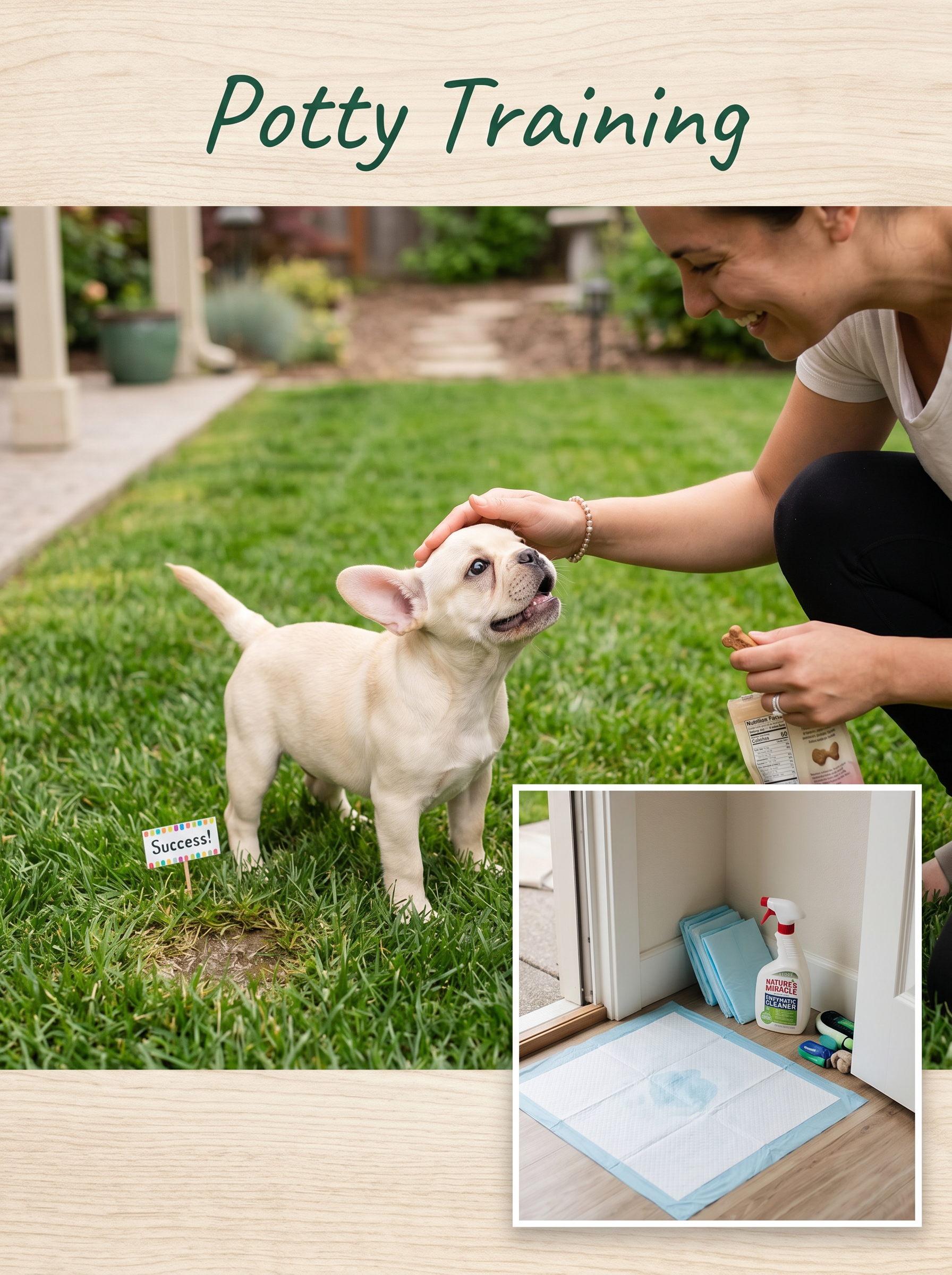 Cover of French Bulldog Puppy Handbook 2025 edition for new Frenchie owners with puppy care tips