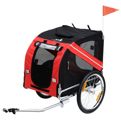 Bike Trailer Cargo Cart for Dogs & Pets - Heavy Duty Weather Resistant