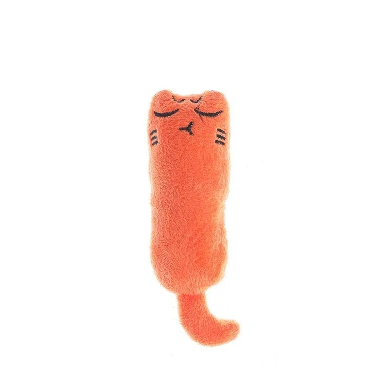 Rustle Sound Catnip Plush Pillow - Cute Cat Chew & Play Toy