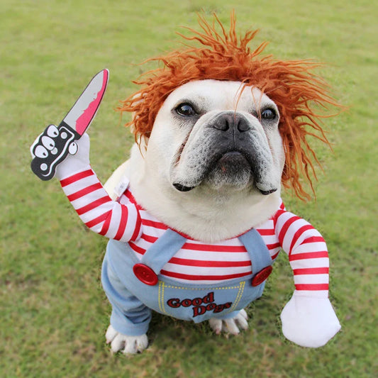 Halloween Dog Costume - Funny Adjustable Cosplay for Medium & Large Dogs
