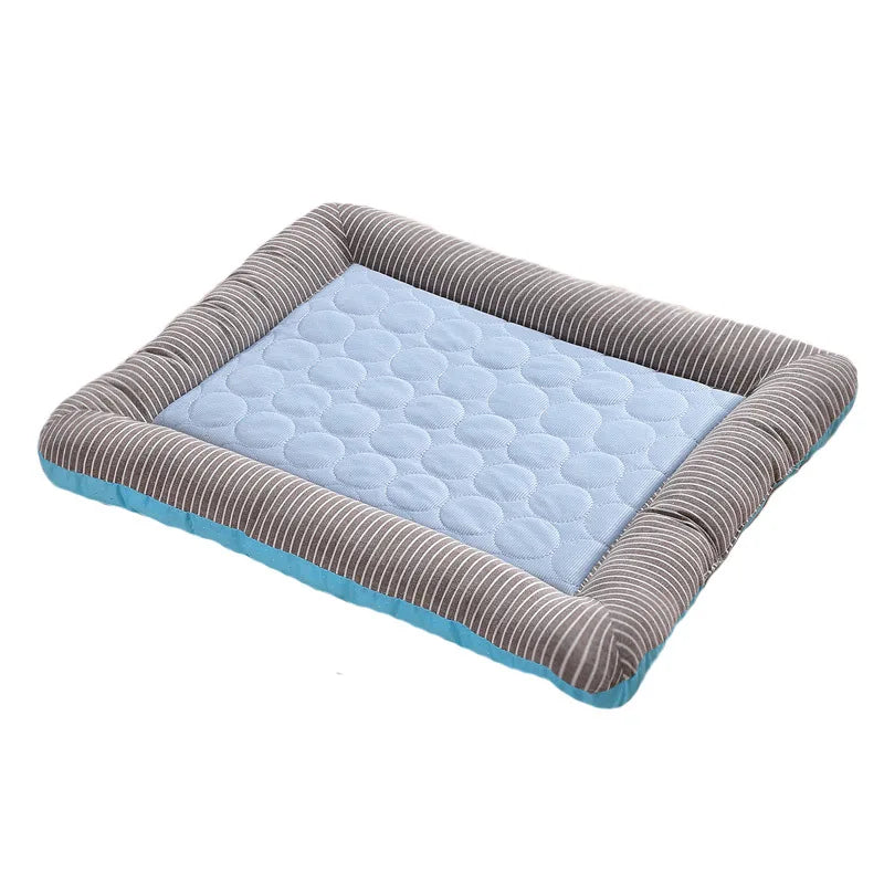 Cooling Pad Bed for Pets – Summer Ice Silk Mat