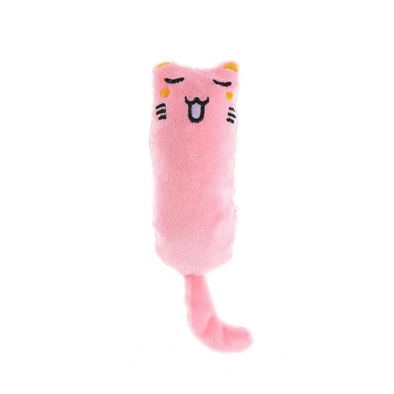 Rustle Sound Catnip Plush Pillow - Cute Cat Chew & Play Toy