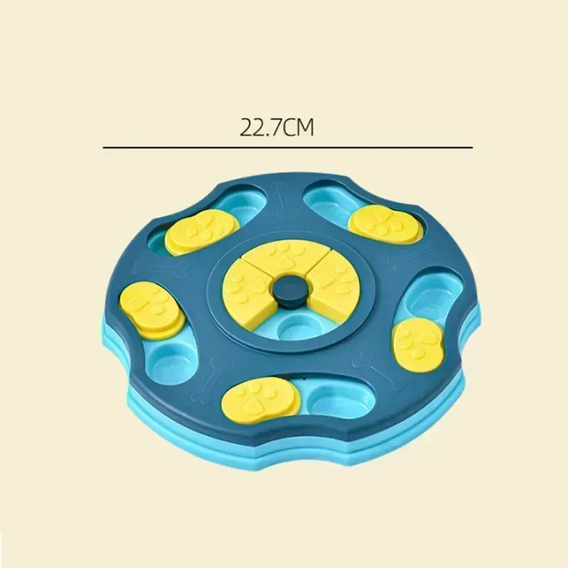 Dog Puzzle Slow Feeder Toy - Interactive Treat Dispenser for Mental Stimulation