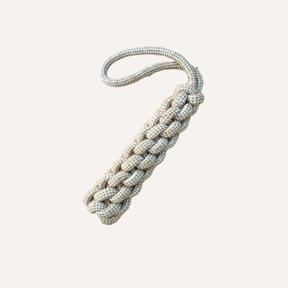 Indestructible hemp rope dog tug toy sustainable non-toxic pet accessory