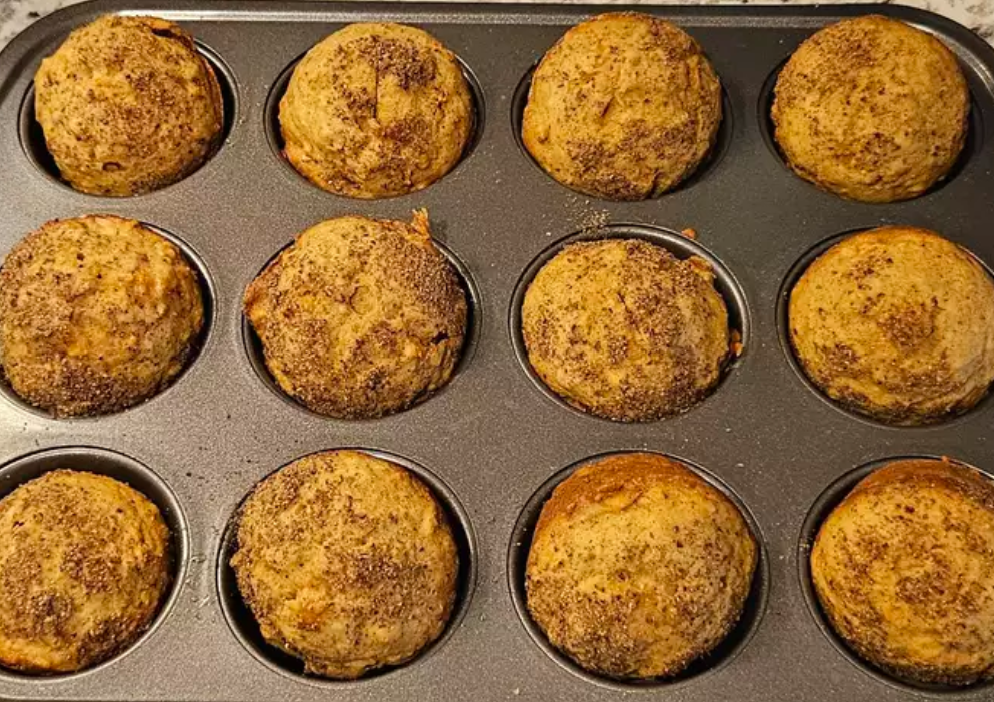 Organic sweet potato muffins for dogs, soft-baked with human-grade ingredients
