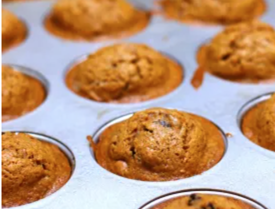Organic sweet potato muffins for dogs, soft-baked with human-grade ingredients