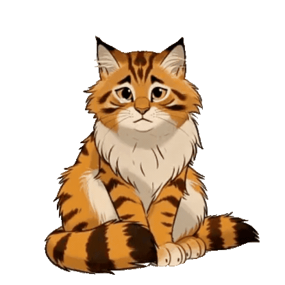 Animated Maine Coon Sticker Pack — 10 GIF Stickers | Instant Digital Download