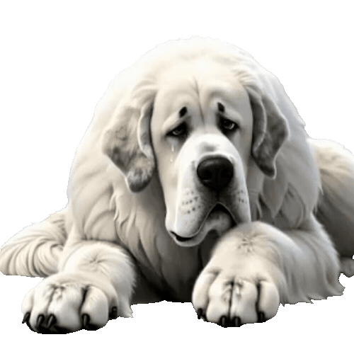 Animated Great Pyrenees Sticker Pack — 10 GIF Stickers | Instant Digital Download
