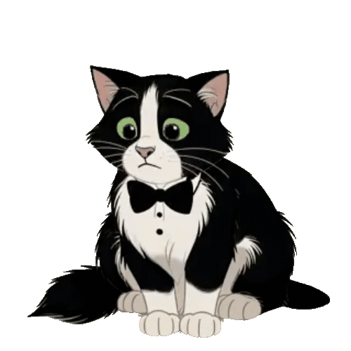 Animated Tuxedo Cat Sticker Pack — 10 GIF Stickers | Instant Digital Download