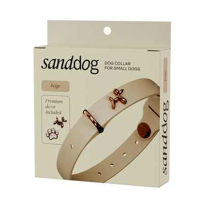 Ballon Beige Dog Collar | Premium Dog Collar, blend of Comfort & Style