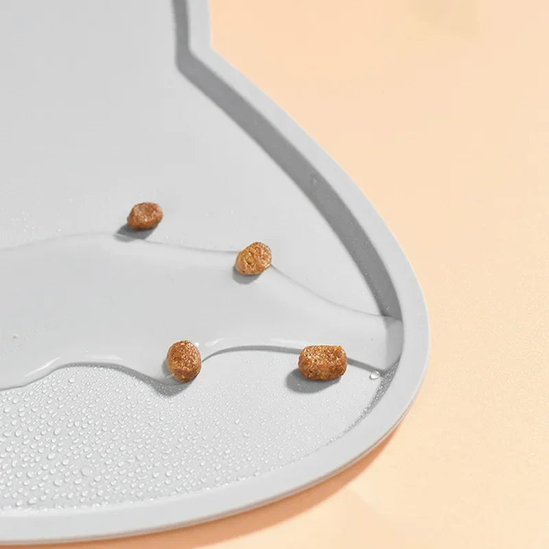 Silicone Pet Feeding Mat - Waterproof & Non-Slip Dog Bowl Mat