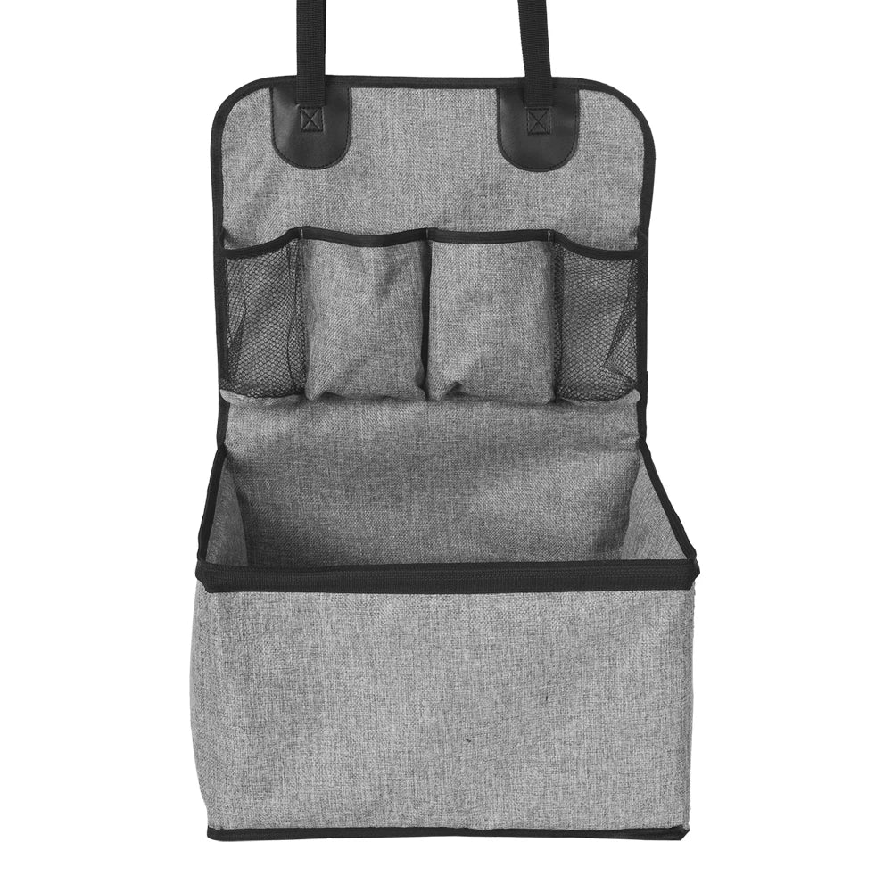 Dog Car Booster Seat - Front Seat Pet Carrier with Storage Pockets