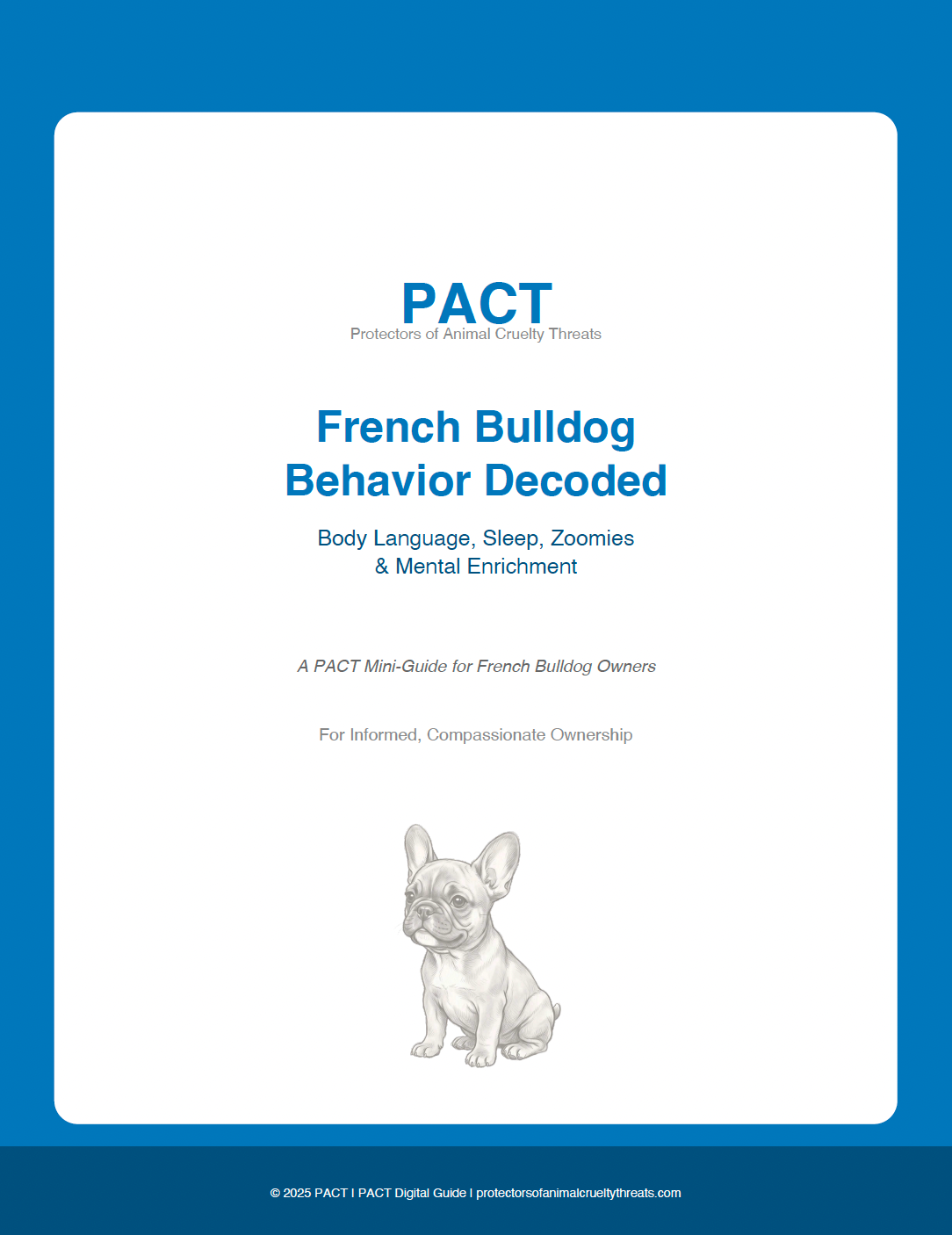 MINI-GUIDE 3  —  French Bulldog Behavior Decoded 2025 Edition | Instant Digital Download