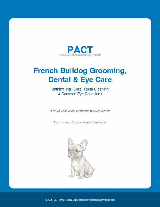 MINI-GUIDE 4  —  French Bulldog Grooming, Dental & Eye Care 2025 Edition - Instant Digital Download