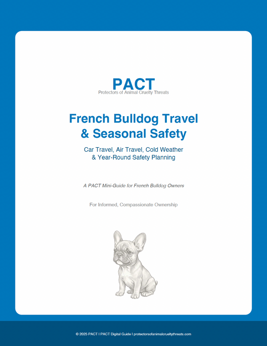 MINI-GUIDE 5  —  French Bulldog Travel & Seasonal Safety 2025 Edition - Instant Digital Download