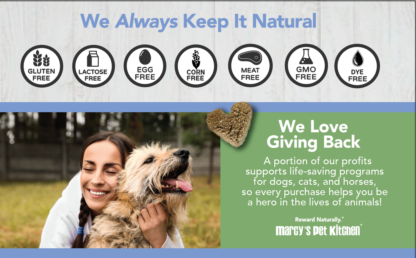 All-Natural Vegan Dog Treats, Healthy Gluten-Free, Marcy's Pet Kitchen