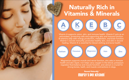 All Natural Vegan Pumpkin Dog Treats -Gluten-Free, Marcy's Pet Kitchen