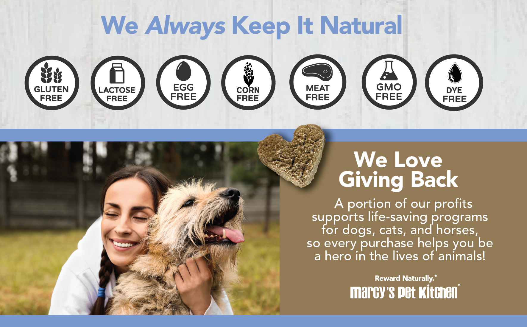 All-Natural Peanut Butter Dog Treats - Healthy, Gluten-Free Biscuits