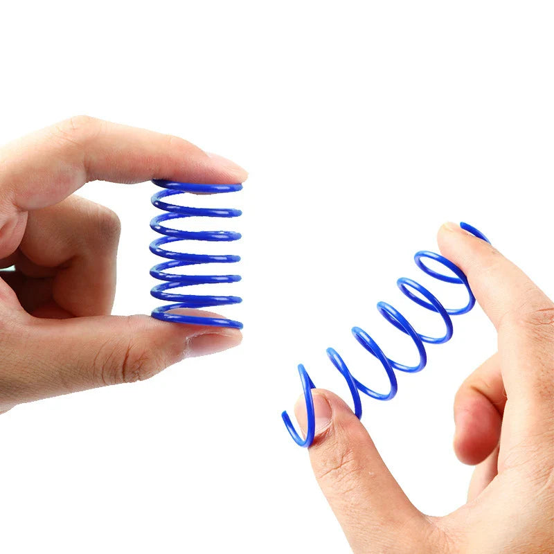 Colorful Cat Spring Toys - Durable Coil Play for Kittens