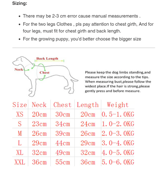 Cartoon hoodie sweater for small to medium dogs with fleece lining and animal ear hood, available in XS-XXL sizes.
