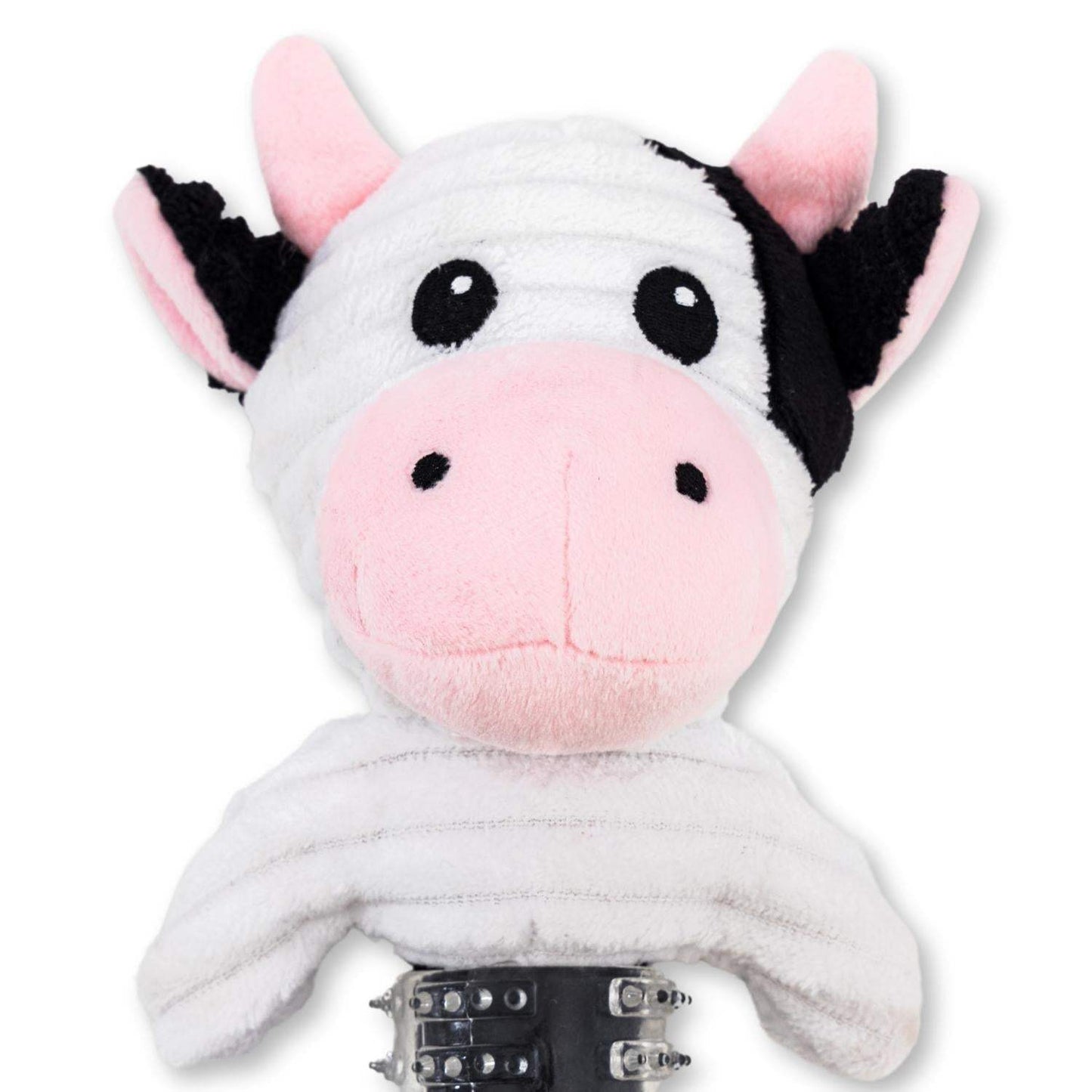 Country Living Thermoplastic Rubber Cow Dog Toy –Durable & Interactive