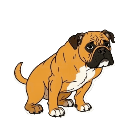 Animated Boxer Sticker Pack — 10 GIF Stickers | Instant Digital Download