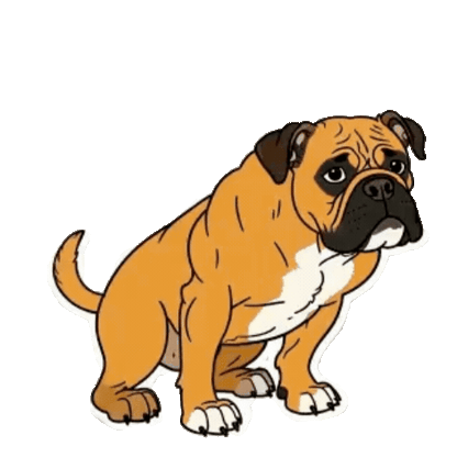 Animated Boxer Sticker Pack — 10 GIF Stickers | Instant Digital Download