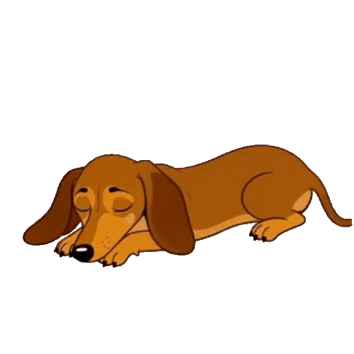 Animated Dachshund Sticker Pack — 10 GIF Stickers | Instant Digital Download