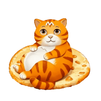 Animated Orange Tabby Sticker Pack — 10 GIF Stickers | Instant Digital Download