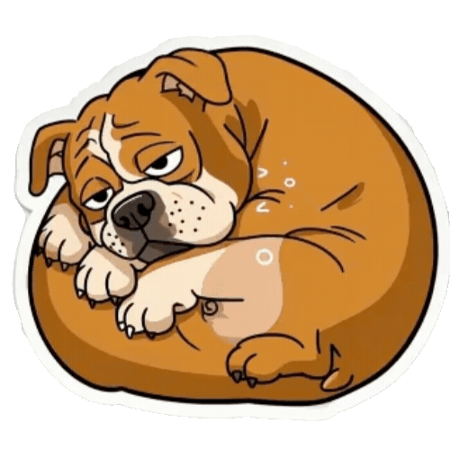 Animated Pit Bull Sticker Pack — 10 GIF Stickers | Instant Digital Download