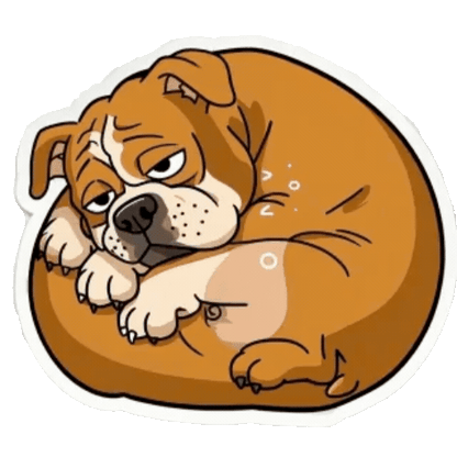Animated Pit Bull Sticker Pack — 10 GIF Stickers | Instant Digital Download