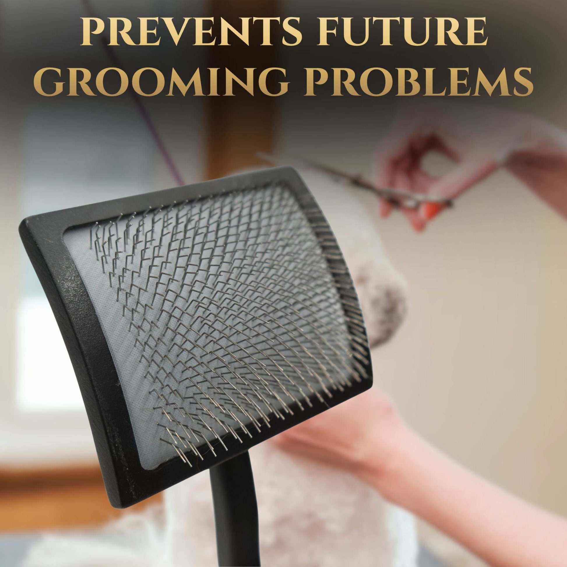 Slicker Brush - Effective Grooming, Superior Mat Removal & De-Shedding