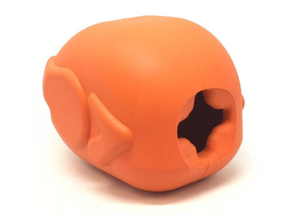 Roasted Turkey Toy: Durable Rubber Treat Dispenser & Chew Toy for Dogs