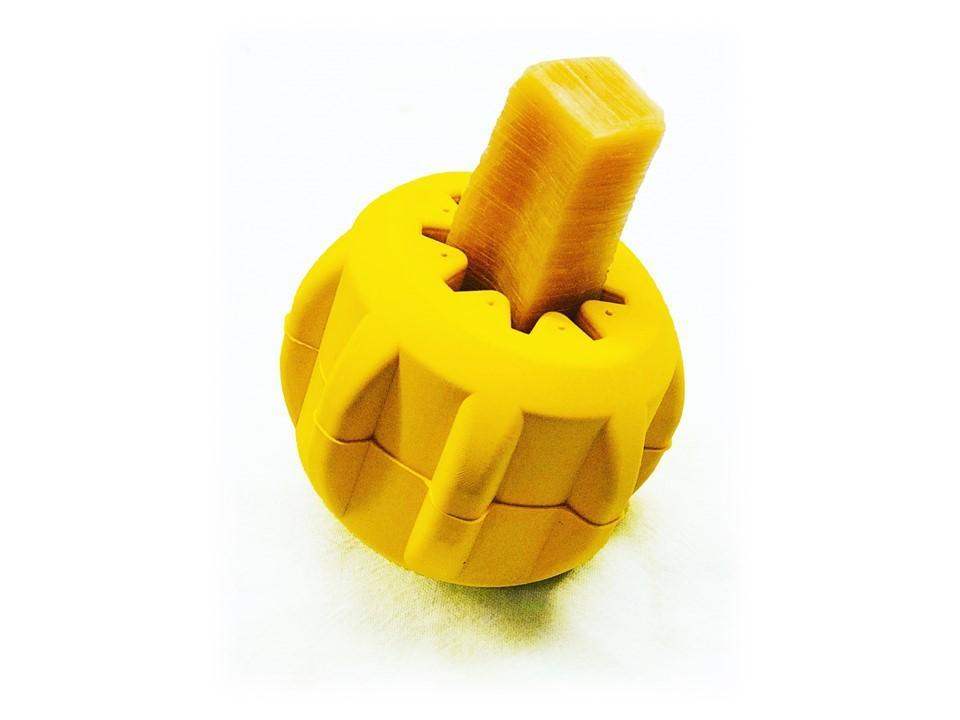 Gear eDispener Durable Rubber Treat Holder, USA Made Chew Toy for Dogs