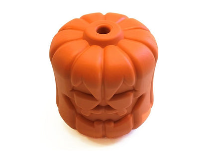 Durable Rubber Chew Toy & Treat Dispenser - Jack O' Lantern eDispener