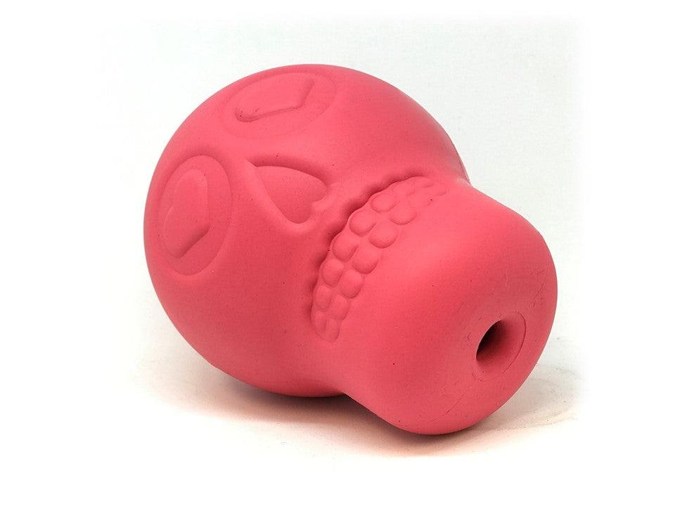 Sugar Skull eDispenser Durable Rubber Chew Toy and Treat Dispenser!