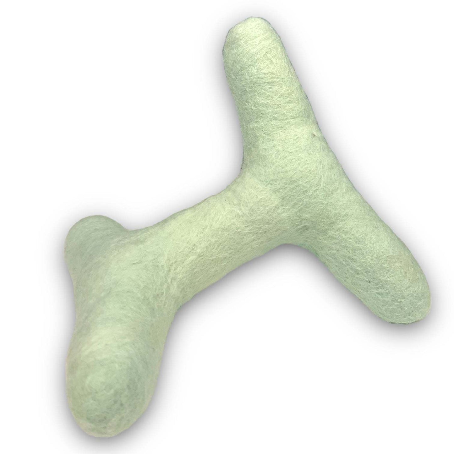 Handcrafted Strand felt dog toy made from wool blend fabric for tug, chew, and fetch