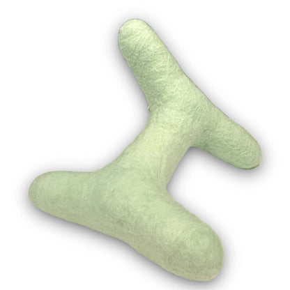 Handmade Strand felt dog toy made from 100% wool, ideal for tug of war, chew, and fetch activities
