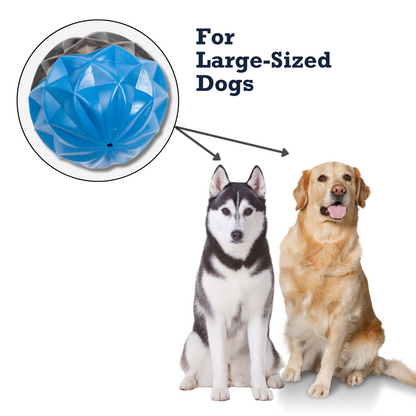 Country Living Geometric Textured Ball | Durable Interactive Dog Toy