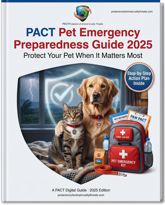The Pet Parent Owner’s Emergency Preparedness Guide 2025 Edition | Instant Digital Download