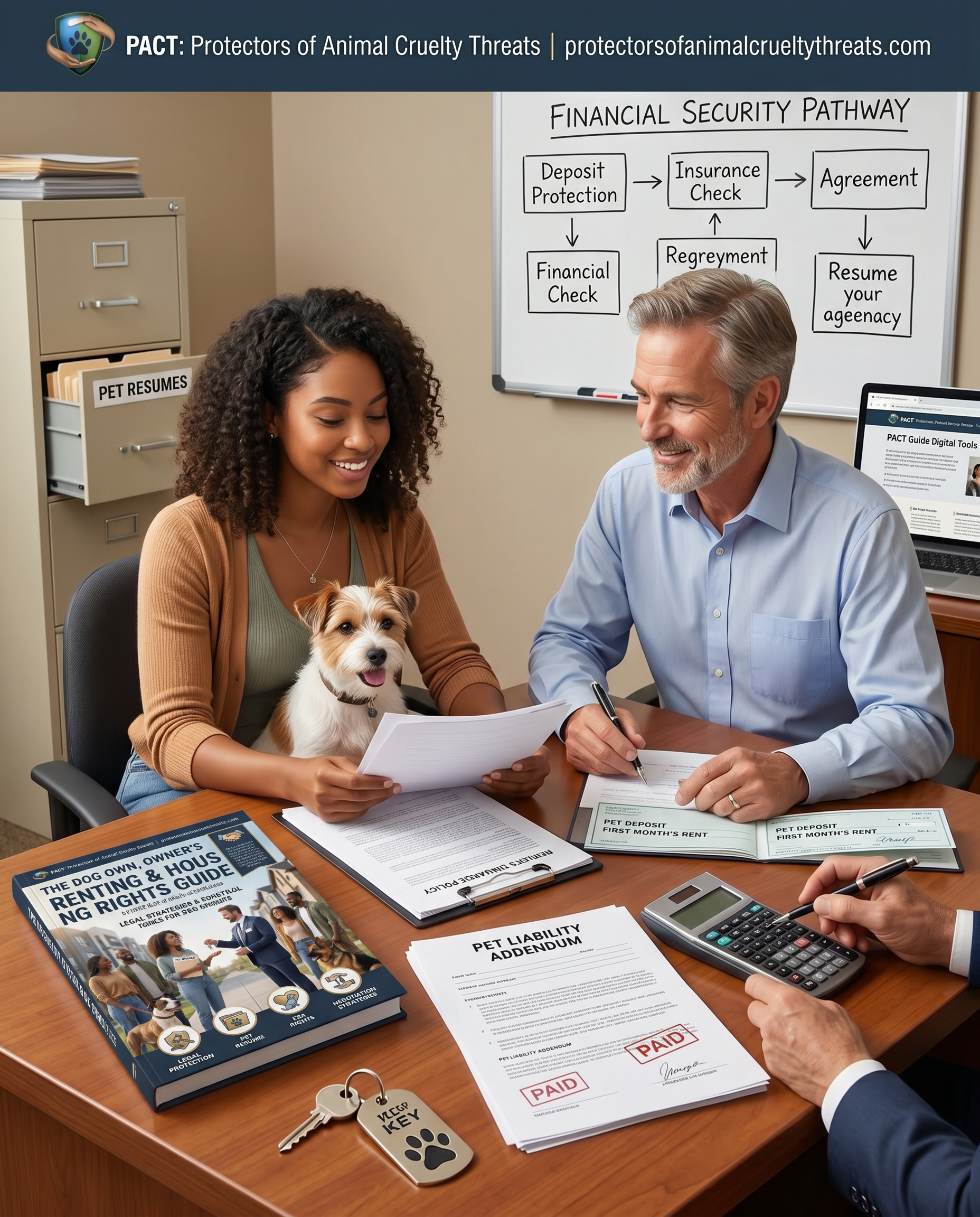 Cover of Renting With Your Dog Guide 2025 digital download for pet-friendly housing rights and legal strategies