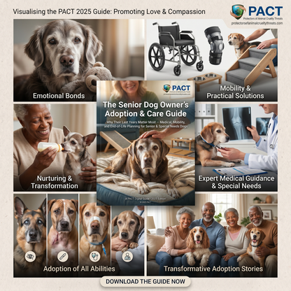 Cover of The Senior Dog Owner's Adoption & Care Guide 2025 Edition for senior dog adoption and care