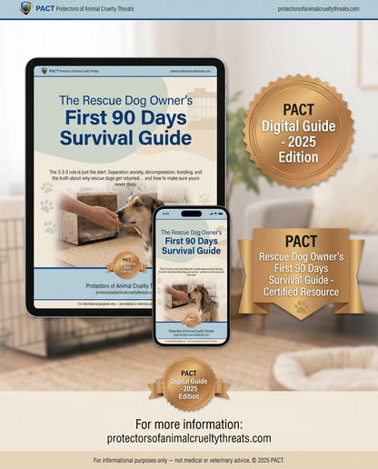 The Rescue Dog Owner's First 90 Days Survival Guide 2025 Edition | Instant Digital Download