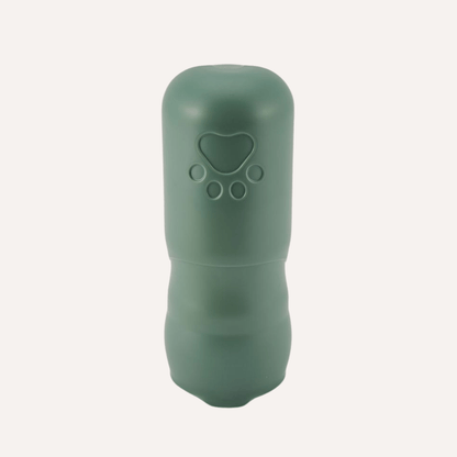 Travel Dog Water Bottle with Treat Holder – Leakproof & BPA-Free 350mL