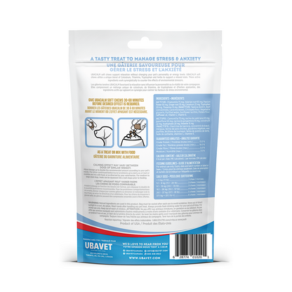 UBAVET UBACALM Calming Soft Chews for Dogs & Cats – Anxiety Relief