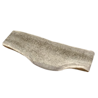 Medium split elk antler dog chew for average chewers and puppies