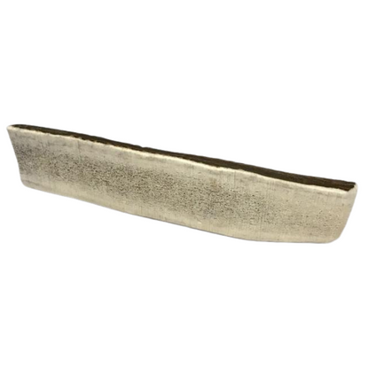 Large split elk antler dog chew for average chewers with exposed marrow center