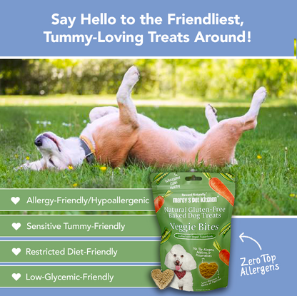 All-Natural Vegan Dog Treats, Healthy Gluten-Free, Marcy's Pet Kitchen