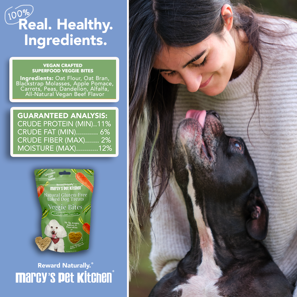 All-Natural Vegan Dog Treats, Healthy Gluten-Free, Marcy's Pet Kitchen