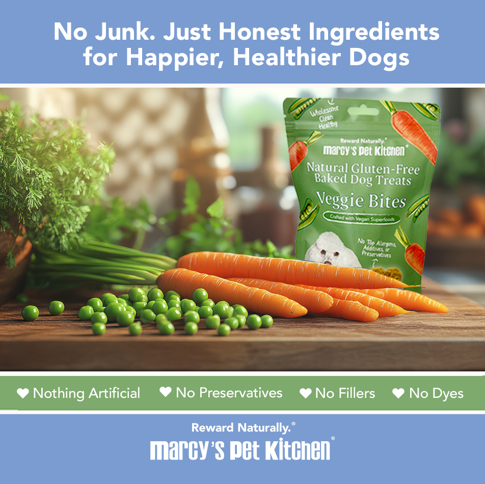 All-Natural Vegan Dog Treats, Healthy Gluten-Free, Marcy's Pet Kitchen